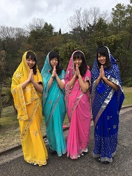 リトルワールドの衣装 サリー