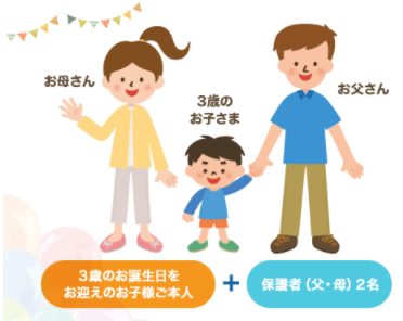 3歳ファミリー 無料ご招待キャンペーン