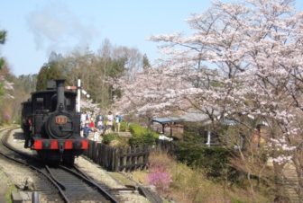 明治村の蒸気機関車