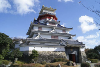 伊勢安土桃山城下街の安土城