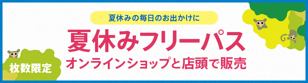 あそびのせかいキドキドの夏休みフリーパス