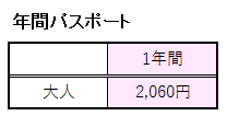 花フェスタ記念公園の年間パスポートの料金