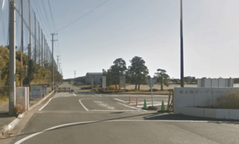 駐車場の北ゲート