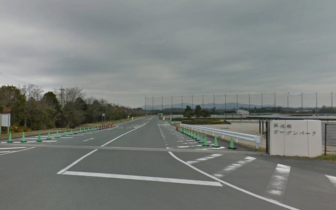 駐車場の南ゲート