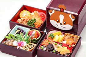 昼うかい食事付きプラン02-寅屋三段弁当