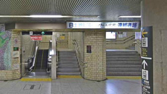 名古屋駅から伏見駅03-01-5番出口の案内板