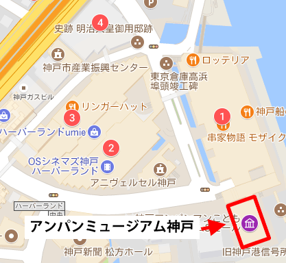 umieの駐車場マップ