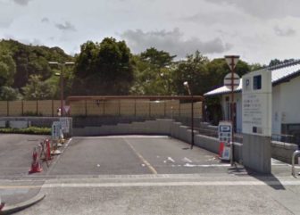 徳川園市営駐車場の入口