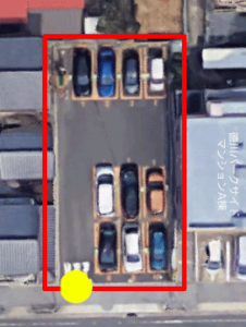 上から見たリパーク徳川町