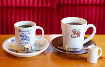 ブレンドコーヒーとたっぷりブレンドコーヒーの比較