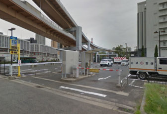 かもめりあ駐車場の入口