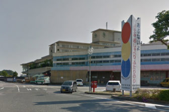 水族館前駐車場の入口
