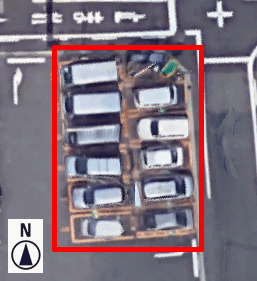 上から見たリパーク桜山駅南