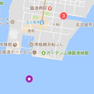 花火の打ち上げ場所と稲荷橋周辺