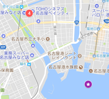 花火の打ち上げ場所とイオンモール名古屋みなと