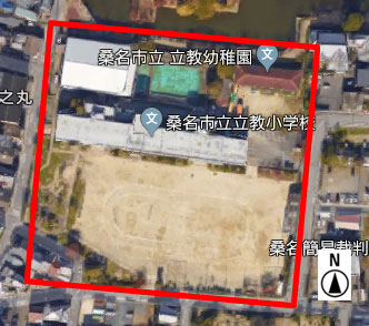 上から見た立教小学校