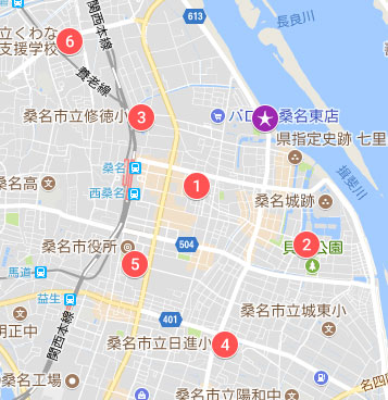 臨時駐車場マップ