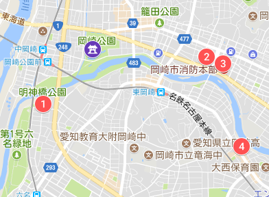 無料の臨時駐車場マップ