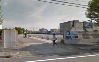 ノリタケの森駐車場の入口