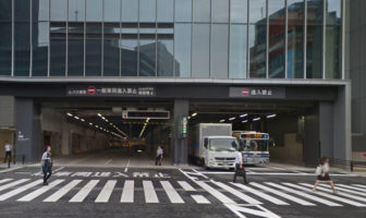 外から見た名古屋駅バスターミナル
