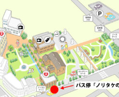 バス停「ノリタケの森」の場所