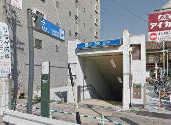 亀島駅の2番出口