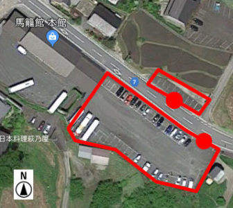 上から見た駐車場 A-1