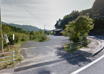 島田公園駐車場の入口