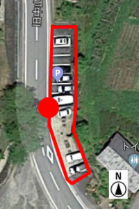 上から見た駐車場 B-2