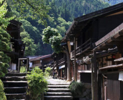 妻籠宿の町並み