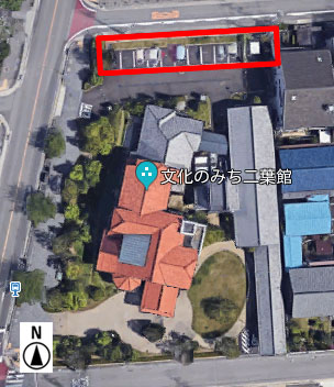 上から見た専用駐車場