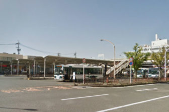 桑名駅のバスターミナル