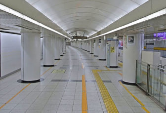 名古屋駅の「栄・藤が丘方面 1番ホーム」