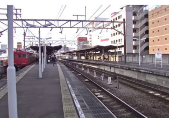 豊田市駅のホーム
