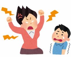 ママが子供にイライラ