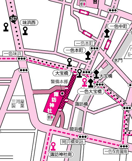 三河一色大提灯まつり2018の交通規制