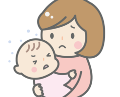 人見知りの赤ちゃん