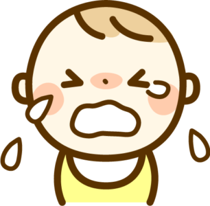 泣く赤ちゃん