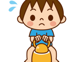 男の子のトイレトレーニング