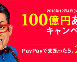 PayPay(ペイペイ)の100億円キャンペーン
