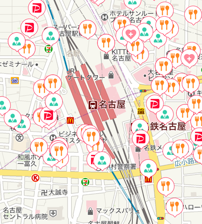 208-05-PayPayアプリの現在地周辺のPayPayで支払うことができるお店が表示
