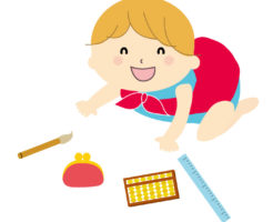 選び取りをする赤ちゃん