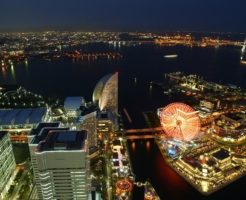 展望台のスカイガーデンからの夜景