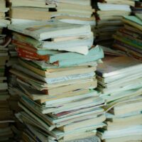 使い終えた教科書やプリントはどう手放す？記名の処理と分別の基本