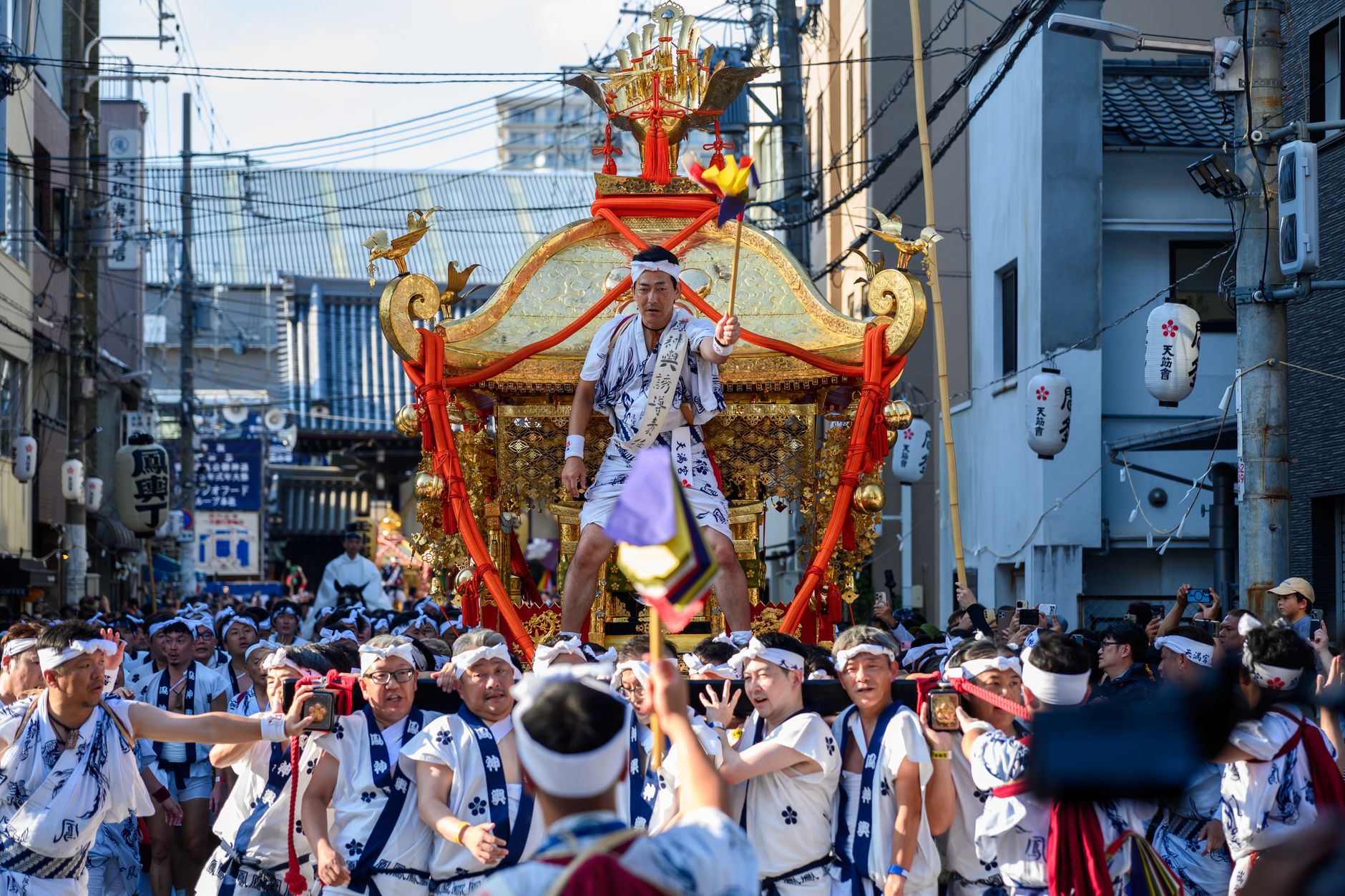 太鼓台の「かきくらべ」とは