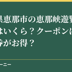 岐阜県恵那市の恵那峡遊覧船の料金はいくら？クーポンはJAF割引券がお得？